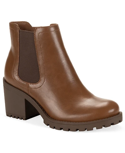 Wild Pair Women's Morghann Round Toe Lug Booties, Macy's Exclusive