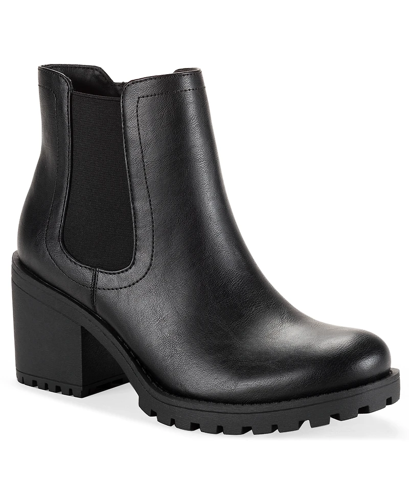 Wild Pair Women's Morghann Round Toe Lug Booties, Macy's Exclusive