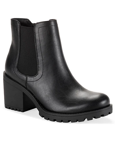 Wild Pair Women's Morghann Round Toe Lug Booties, Macy's Exclusive