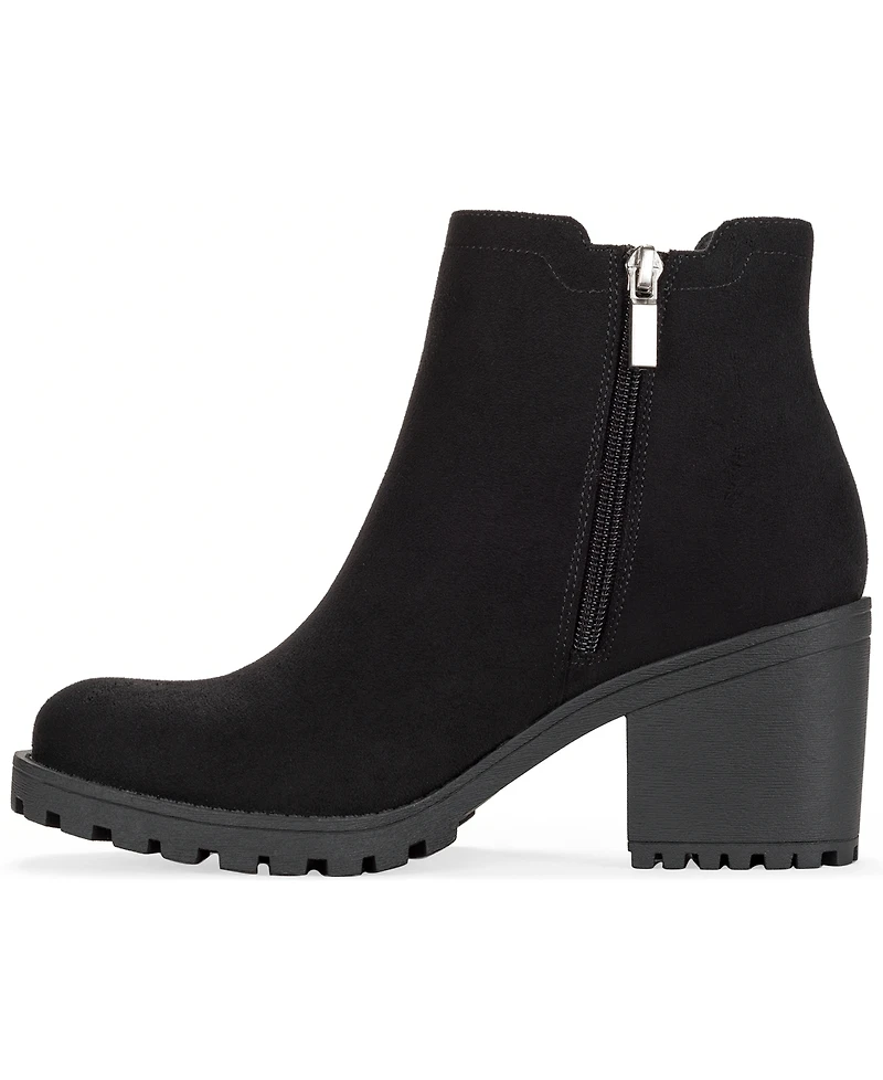 Wild Pair Women's Morghann Round Toe Lug Booties, Macy's Exclusive