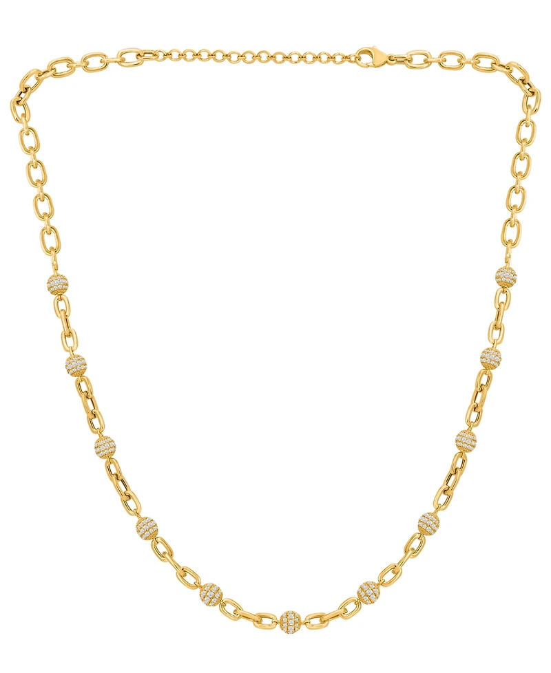 Macy's Diamond Necklace (2 ct. t.w.) in 14K Yellow Gold