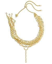 Kendra Scott Cubic Zirconia 14K Gold Plated Over Brass Bella Statement Necklace