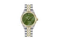 Invicta Men's Specialty Quartz 3 Hand Green Dial Watch