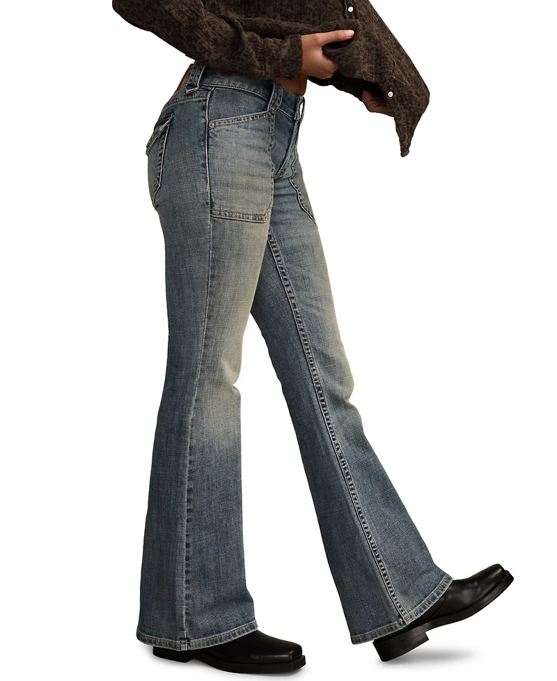 Lucky Brand Women's Low Rise Flare Jeans