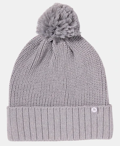 Marmot Women's Snoasis Ribbed-Cuff Pom Beanie