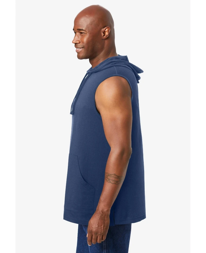 KingSize Big & Tall Lightweight Muscle Hoodie Tee