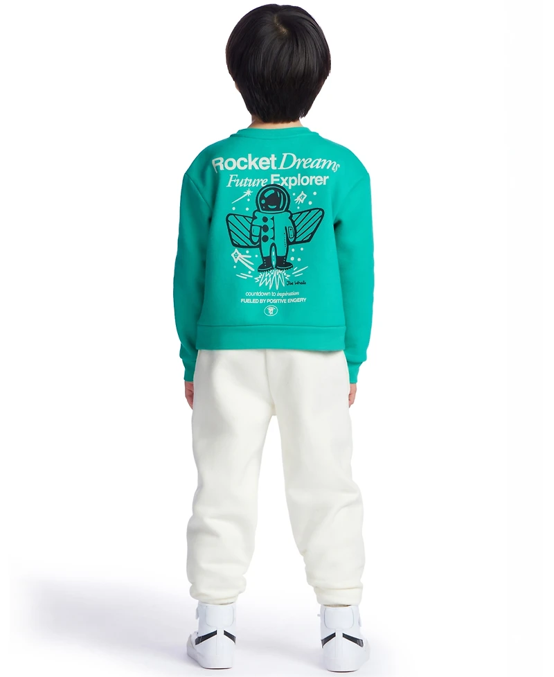 Color Lab Boys 2T-7 Pull-On Long Sleeve Sweatshirt