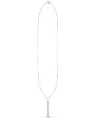 Macy's White Diamond Pendant Necklace (1/2 ct. t.w.) in Sterling Silver