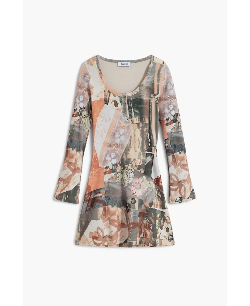 Desigual Women's Cut-out space dress