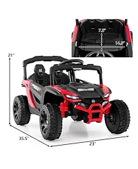12V Kids Ride On Car Utv Electric Vehicle with Led Lights Music and Horn