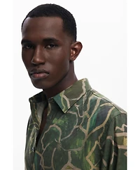 Desigual Men's Long-sleeve forest shirt