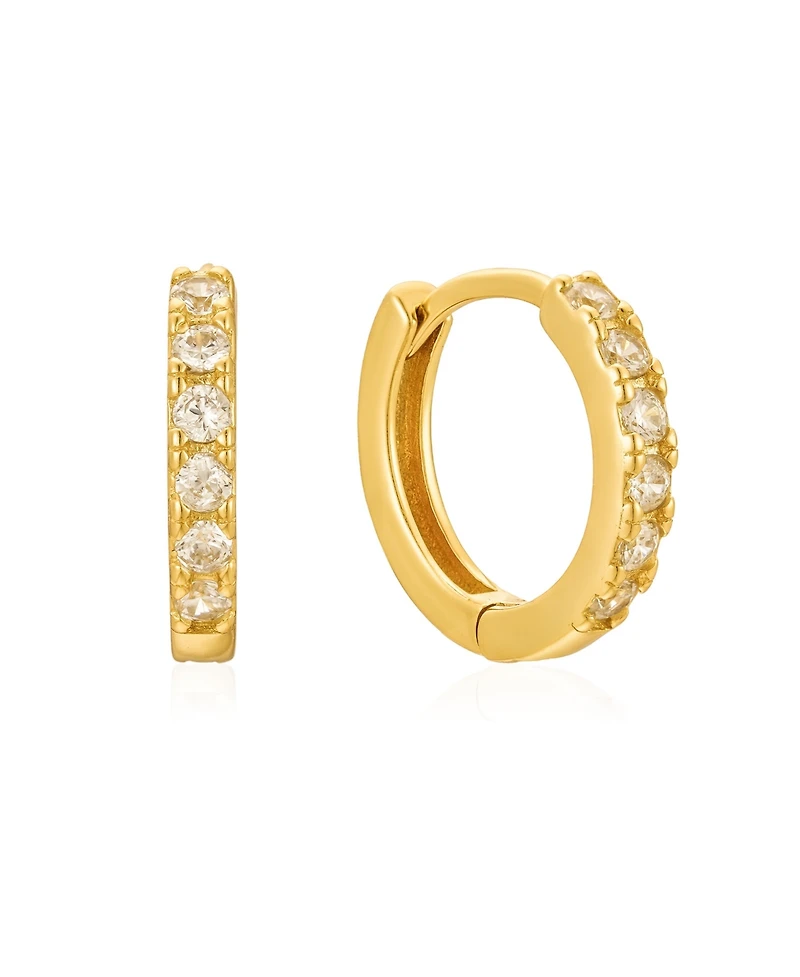 Untamed Petals Monica Huggie Hoops