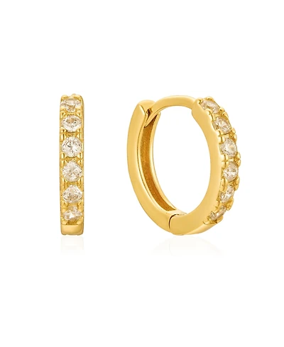 Untamed Petals Monica Huggie Hoops