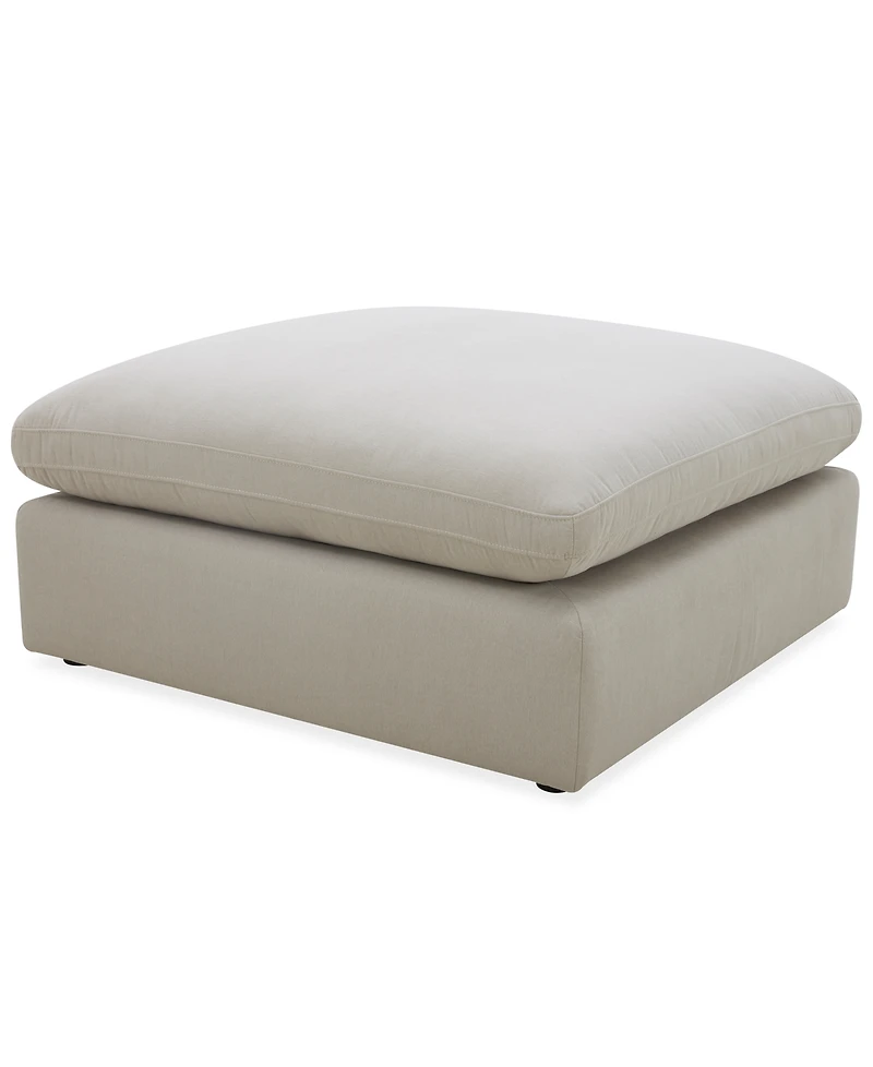 Furniture Fog 43" Fabric Ottoman Sofa