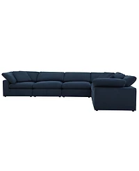 Furniture Fog 6-Pc. Fabric L-Sectional Sofa Set