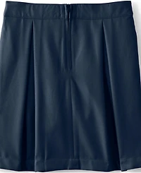 Lands' End Big Girls School Uniform Solid Pleated Skort Top of Knee