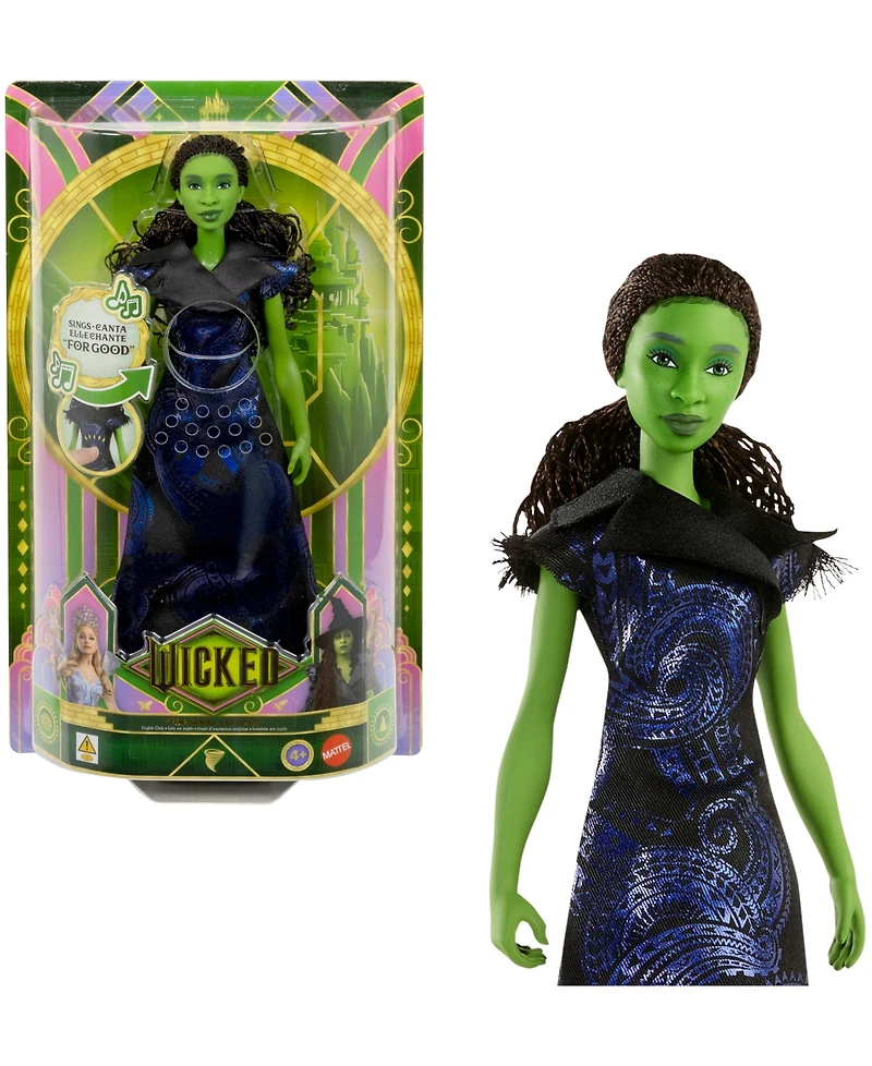 Wicked Universal Pictures Wicked For Good Singing Elphaba Doll