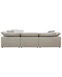 Furniture Fog 5-Pc. Fabric Chaise L-Sectional Sofa Set