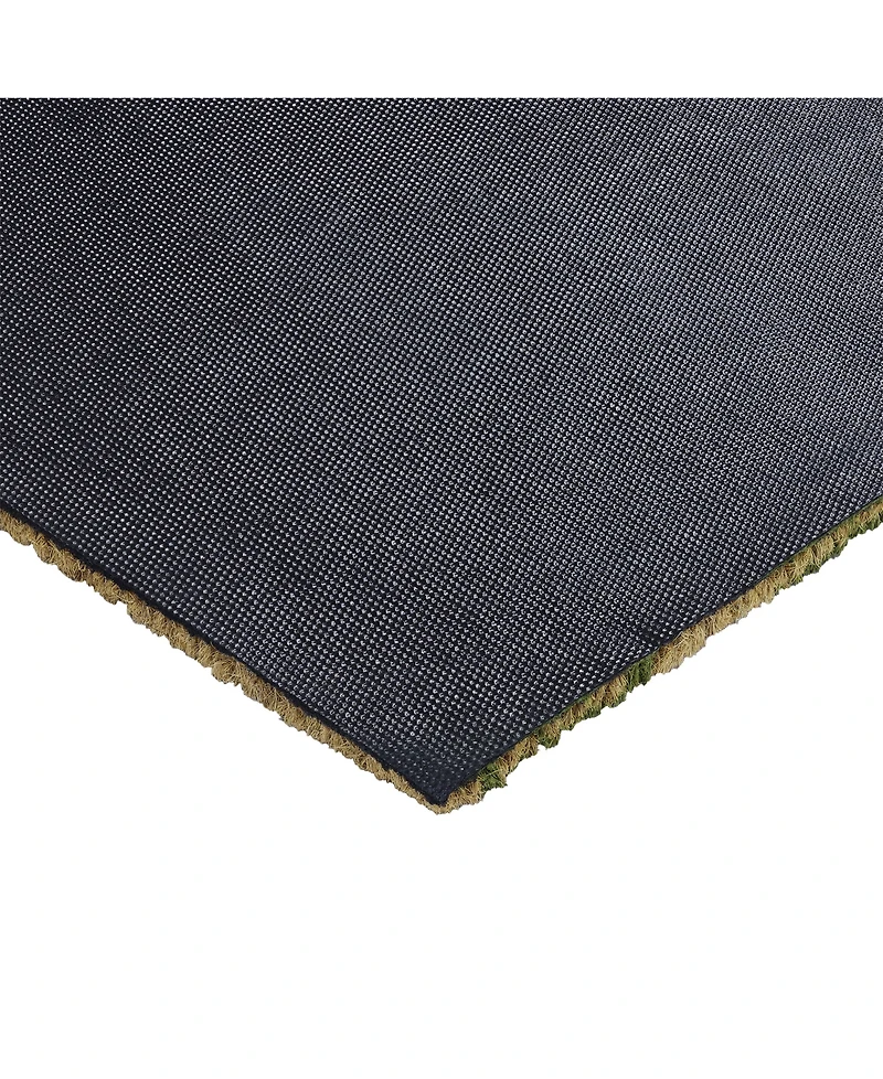 Vcny Home Welcome Stripe Coir Outdoor Doormat, 18" x 30"