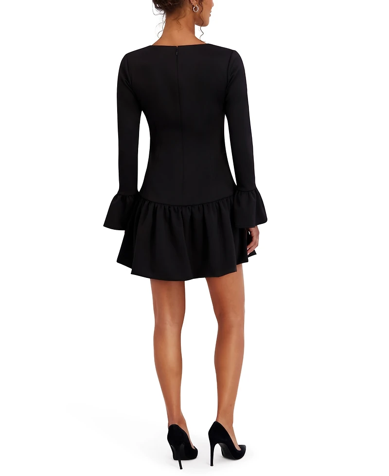 Siena Women's Fluence Bottom Long Sleeves Mini Dress