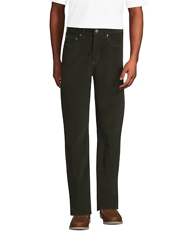 Lands' End Men's Corduroy Comfort Waist Classic Fit 5 Pocket Pant