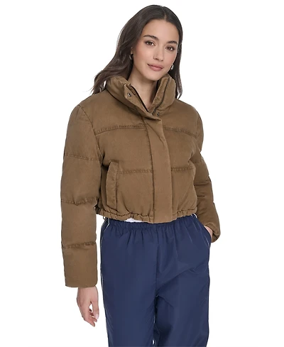 Levi's Women's Regular Cropped Cotton Puffer Jacket