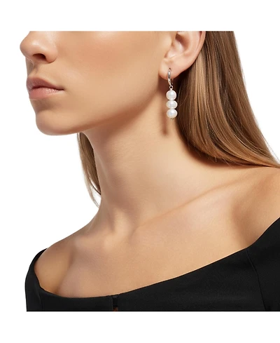 Joey Baby Freshwater Pearl Bridal Silver Earring
