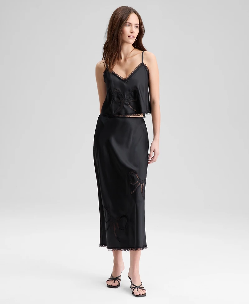 And Now This Women's Lace Bow-Inset Camisole, Macy's Exclusive