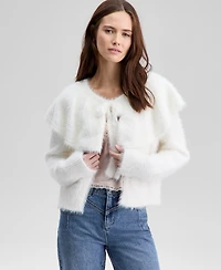 And Now This Women's Eyelash Cape Sweater, Macy's Exclusive