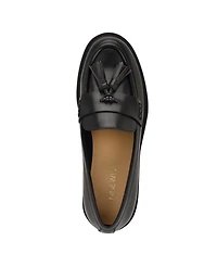 Nine West Womens Marela Tassel Lug Sole Loafers