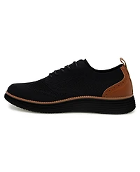 Akademiks Men's Olney Wingtip Knit Oxford Shoes
