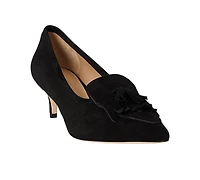 Lauren Ralph Women's Adrienne Suede Kiltie Pumps