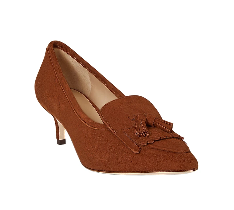 Lauren Ralph Lauren Women's Adrienne Suede Kiltie Pumps