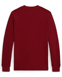 Polo Ralph Lauren Toddler and Little Boys Waffle-Knit Cotton Long-Sleeve Tee