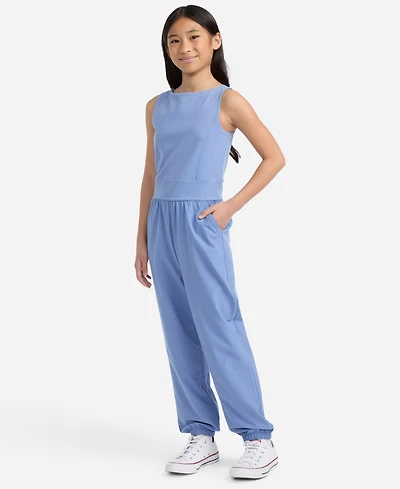 abercrombie kids Girls Sleeveless Round Neck Jumpsuit