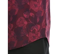 Cubavera Men's Long Sleeves Floral Print Shirt
