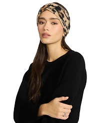 Steve Madden Women's Knit Leopard Ear Warmer