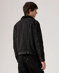Levi's Men's Regular Fit Sherpa Denim Trucker Jacket