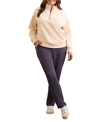 Tribal Plus Techno Lux Pull-On Ankle Pants