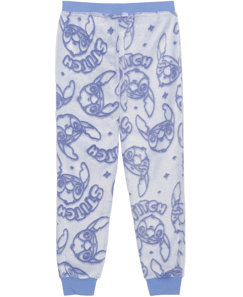 Disney Girls 7-14 Debossed Plush Jogger Pull-On Pants