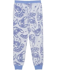 Disney Girls 7-14 Debossed Plush Jogger Pull-On Pants