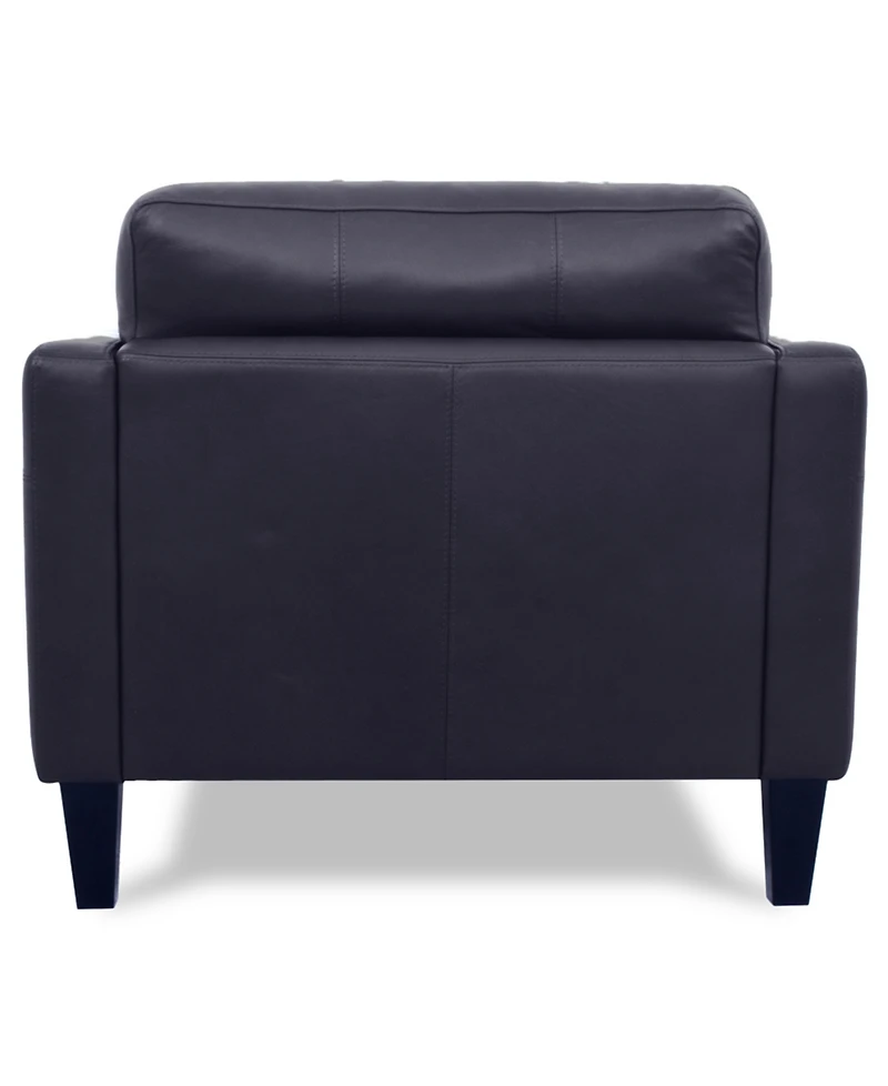 Pezley Leather Arm Chair, Created for Macy's