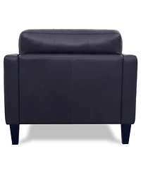 Pezley Leather Arm Chair, Created for Macy's