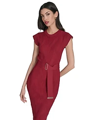 Vince Camuto Women's Extended Cap Sleeve Pull-On Dress
