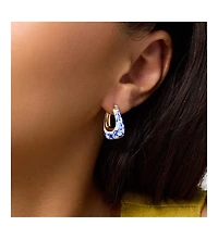 Ana Luisa - Statement Earrings - Dakota Marble Blue