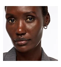 Ana Luisa - Silver Hoop Earrings - Giulia Medium Silver