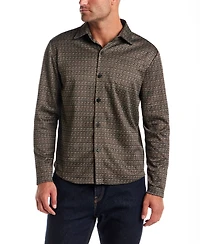 Vintage & Black Men's Long Sleeve Bold Plaid Shirt