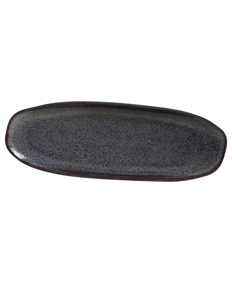 Porto Brasil 14.17" Stoneware Large Shallow Oval Platters, Set of 4