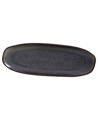 Porto Brasil 14.17" Stoneware Large Shallow Oval Platters, Set of 4