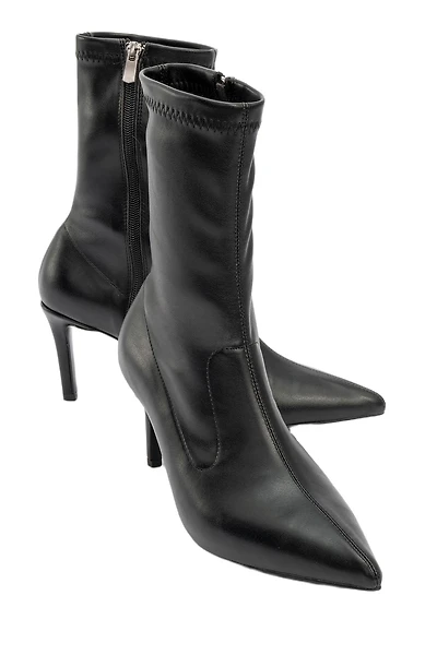 Prologue Shoes Thalin Zip Stiletto Boot (Women